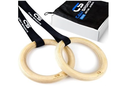 CALI SPORTS Wooden Gymnastic Rings