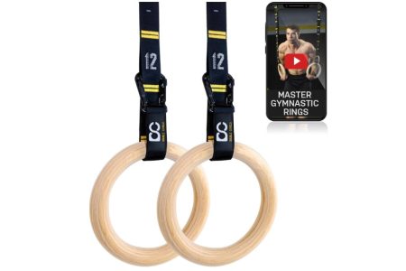 Double Circle Wooden Gymnastics Rings