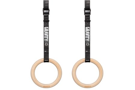 Gravity Fitness Wooden Gymnastic Rings